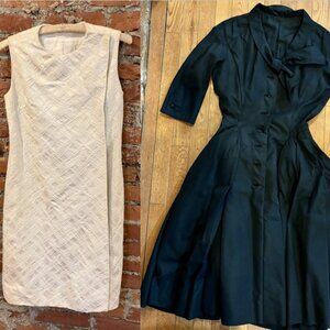 Vintage Dress Lot 1950s/1960s Damaged Beauties - Small